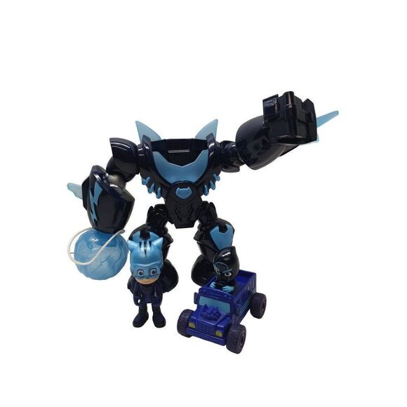 PJ Masks Robot Suit Robo-Catboy Lights and Sounds and Night Ninja Bus Racer - Picture 7 of 7